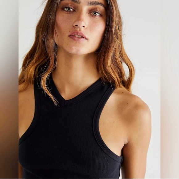 NWOT Free People Gold Valley Tank - Picture 2 of 5
